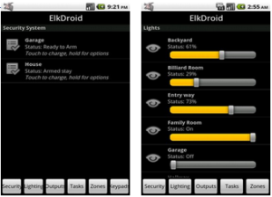 elkdroid - home security systems