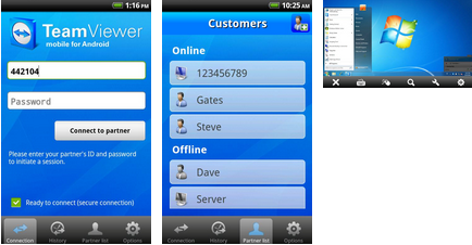 teamviewer server for android