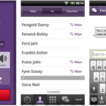 viber android app - free SMS and calls