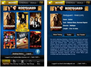 best android app movie booking