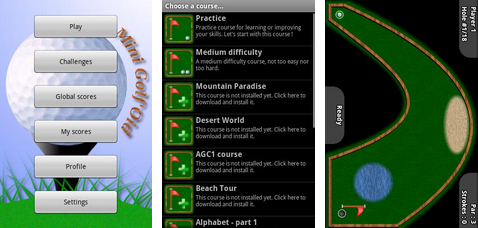 Mini Golf Android App