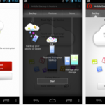 Mobile data backup and restore app