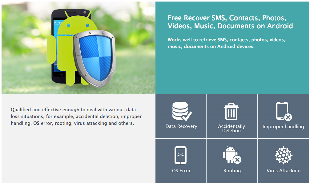 Recover lost data on android for free